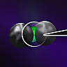 A nanoantenna is used to control the forbidden transition of a quantum system.