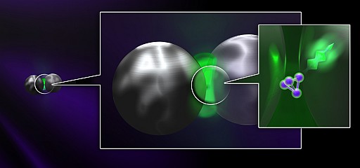 a dimer nanoantenna used to enable dipole-forbidden transitions. This results in luminescence as shown by Filter et al.